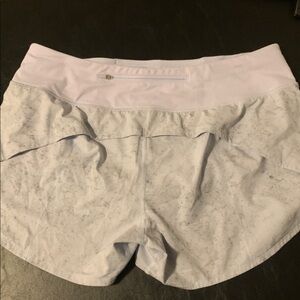 Women's White Athletic Shorts